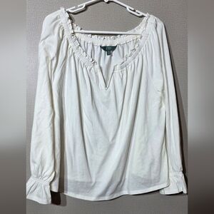 Elegant White Women's Top